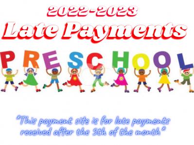 2022-2023 LATE PAYMENT- INTEGRATED PRE-SCHOOL